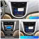 Android Stereo Radio for Hyundai Accent 2012-2017, Biorunn 7 Inch GPS Navi Car-Play Android Auto Upgrade IPS WiFi Blue-Tooth RDS Head Unit 2GB RAM 64GB ROM