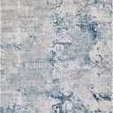 Couristan Brocatelle Tundra Area Rug, 2'7" x 7'10" Runner, Ocean-Cream
