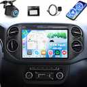 [4+64G] 11.5 inch Large Touch Screen for VW Tiguan 2006-2016: NHOPEEW 2000 * 1200P IPS Incell Touchscreen Tiguan Android Stereo - Carplay, Android Auto, 5G/WiFi, GPS, Custom Homepage + Backup Camera