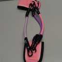 WALITO Ankle Resistance Bands with Cuffs, Exercise Bands for Legs and Butt, Booty Workout Equipment for Kickbacks and Hip Fitness Training (Pink)