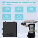 Mini Security Indoor HD Camera 2026 Only 0.5 Inch Small Home WiFi 1080P Micro Nanny Cam with Wide Angle,Cloud & SD Storage,Night Vision,Can No Need WiFi Cams Indoor Tiny Cameras for House Outdoor