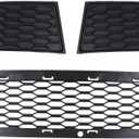 Front Lower Grill Grille and Fog Light Cover Bezel for Dodge Journey 2011-2020