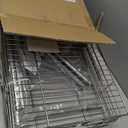 OCG 2 Tier Pull Out Cabinet Organizer (15.5" W x 21" D), Pull Out Drawers for Kitchen Cabinets, Pull Out Shelves for Base Cabinet Organization in Kitchen Bathroom Pantry, Chrome Finish