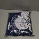 Menghomeus King Size Comforter Set Navy Blue Floral Bedding Comforter Sets - Soft Microfiber Bed Comforter Set for All Season, 3 Piece Botanical Flowers Comforter, Pillowcases