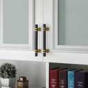  10 Pack 4 Inch Black and Gold Cabinet Pulls Black and Gold Cabinet Handles Kitchen Cabinet Pulls Dresser Drawer Pulls Kitchen Cabinet Hardware