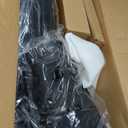 Ergonomic Office Chair - Adjustable Desk Chair with Lumbar Support and Rollerblade Wheels - High Back Chairs with Breathable Mesh - Thick Seat Cushion, Head, and Arm Rests - Reclines (Black)