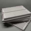 Pinkpum 5 Pack Stackable Plastic Storage Closet Organizers and Storage Bins Drawer Shelf Storage Container for Wardrobe Cupboard Kitchen Bathroom Office White