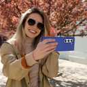 for Galaxy Z Flip 4 Case, Matte PC Case for Women Men Girls Boys Drop Protection Shockproof Slim Thin Cute Cover for Galaxy Z Flip 4, Blue 10.12