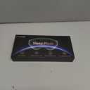 3D Eye Mask Sleep Mask for Men & Women, 100% Pressure-Free & Light Block-Out Eye Mask for Sleep with Easy Adjustable Strap, Night Eye Cover for Travel, Black