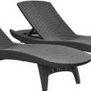 Christopher Knight Home Salem Outdoor Wicker Chaise Lounge Chairs, Brown - 2-Pcs Set, Brown