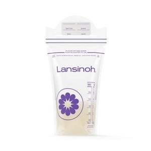 Lansinoh Breastmilk Storage Bags, 200 Count Value Pack, Baby Essentials, Leak-Proof, Fast Freeze & Thaw Breast Milk Bags for Baby Bottle Feeding, Strength & Stretch, 6 Ounce