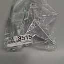 Nuanchu Christmas Star Tree Topper 10.4 x 9.4 Inch Large 3D Glitter Topper Ornament Metal Hollowed with 20 LED Lights Vintage Xmas Reflector Treetop New Year Holiday Indoor Decor(Silver White)