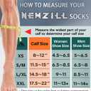 NEWZILL Medical Compression Socks for Women & Men, 20-30 mmHg Knee-High Support for Circulation, All-Day Comfort for Work Travel Running Cycling and Fitness (03-[3-pairs] Black/White/Gray)