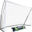 QUICKPLAY Kickster Soccer Goal Range Ultra Portable | Quick and Easy Set Up | Includes Net and Carry Bag | Backyard Soccer Net for Kids & Adults [Single Goal]