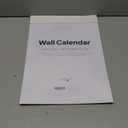 2026 Calendar, 12 Months, January to December, 17" x 12", Large Wall Calendar 2026 with Hanger, Calendar 2026 for Wall, 2026 Calendar Planner, Thick Paper, Spiral Binding, Simple and Aesthetic Design.