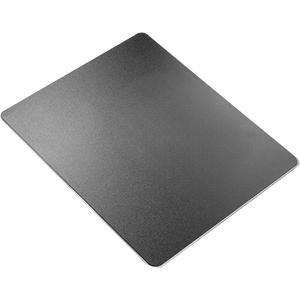 Vaydeer Hard Metal Mouse Pad for Desk Black Metal Aluminum Mouse Pad Mat Smooth Magic Ultra Thin Double Side Mouse Mat Waterproof for Gaming and Office, 9.05X7.08 Inch