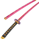 Zisu LED Glowing Anime Cosplay Sword Kokushibo Sword - 40 Inch Rechargeable Light Up Sword with Stand & Belt