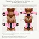 FeelinGirl Waist Trainer Belt Waist Cincher Trimmer Ab Belt Tummy Control Body Shaper with Triple Wrap Women and Men (Pink, L)