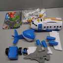 Airplane Toys for Toddlers 2-4 - Boy Toy Car Race Tracks for Kids Ages 3-5 with 8 Small Car Toys, Toddlers Educational Toy, Birthday Gifts for Boys 3-5