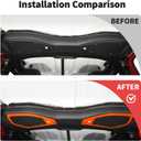 JWWY for Jeep JL Speaker Audio Trim Top & A Pillar Cover Trim for 2024-2025 Jeep Wrangler JL JLU & Gladiator JT Accessories ABS 4PCS Orange