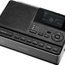 Sangean CL-100 NOAA, S.A.M.E and Public Alert Certified Weather Alert Table-Top Radio with AM/FM-RBDS, and EEPROM Back Up for Preset Stations