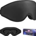 Sleep Eye Mask for Men Women Sleeping Masks, Light Blocking 3D Deep Contoured Eye Shade Cover for Travel Yoga Nap