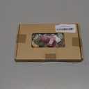 CLLOT 40pcs Mini 1.2" Grosgrain Ribbon Snap Clips - Tiny Fine Thin Hair Bows in Pairs for Baby Girls, Toddlers, and Infants