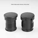 Replacement Stopper,2 Pack Black Water Leakage Prevention Stopper Compatible With Stanley Classic Stainless Steel Vacuum Bottle(1.1 QT/1.5QT/2 QT)