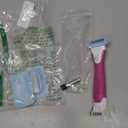 Schick Hydro Silk TrimStyle Razor with Bikini Trimmer for Women | 2-in-1 Bikini Razor for Women and Womens Trimmer for Pubic Hair, Includes 1 Waterproof Handle, 3 Refills & 1 AAA Battery