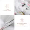 Shilucheng 100% Cotton Floral Duvet Cover King Size - 600 Thread Count, Breathable & Cooling Comforter Cover with Zipper ClosureHotel Bedding Duvet Covers 3 Piece (Jacaranda & Pink)