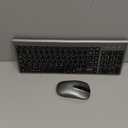 cimetech EasyTyping KF10 Wireless Keyboard and Mouse Combo, [Silent Scissor Switch Keys][Labor-Saving Keys]Ultra Slim Wireless Computer Keyboard and Mouse, Easy Setup for PC/Laptop/Mac/Windows - Grey