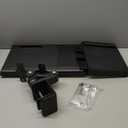 Klearlook Upgraded Adjustable Keyboard Tray for Above Desk & Under Desk Use - Ergonomic Sit-Stand Keyboard Riser with 360° Rotation, 24.4"×10" Keyboard Stand with Wrist Rest & Storage Drawer - Black