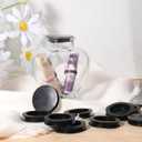 10 PCS Round Piggy Bank Plug, Piggy Bank Stoppers Rubber Plugs, Black Rubber Money Saving Box Plug 1.5inch Outer Diameter