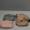 Grecle Washable Female Dog Diapers - Premium Reusable Diapers for Doggie in Heat - Highly Absorbent Dog Diapers Female for Pet Incontinence with Adjustable Snaps (Pink, M)