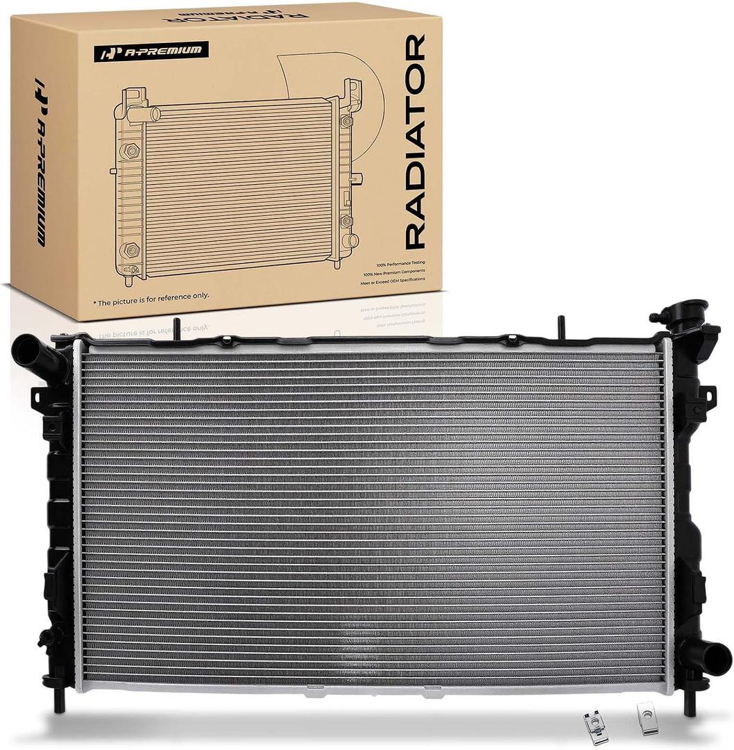 A-Premium Engine Coolant Radiator Compatible with Chrysler Town & Country & Dodge Caravan, Grand Caravan, 2005-2007 V6 3.3L 3.8L