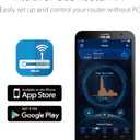 ASUS RT-AX1800S Dual Band WiFi 6 Extendable Router, Subscription-Free Network Security, Parental Control, Built-in VPN, AiMesh Compatible, Gaming & Streaming, Smart Home