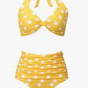Honlyps High Waisted Bikini Sets for Women Tummy Control Bathing Suit Retro 2 Piece Swimsuit Polka Dot Modest Swim Suits 2025
50+ bought in past month, Size M