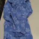 Simplee Womens Summer Halter Maxi Dress Boho Floral Wedding Guest Dress Flowy Sleeveless Long Sundresses with Pockets (Blue, S)