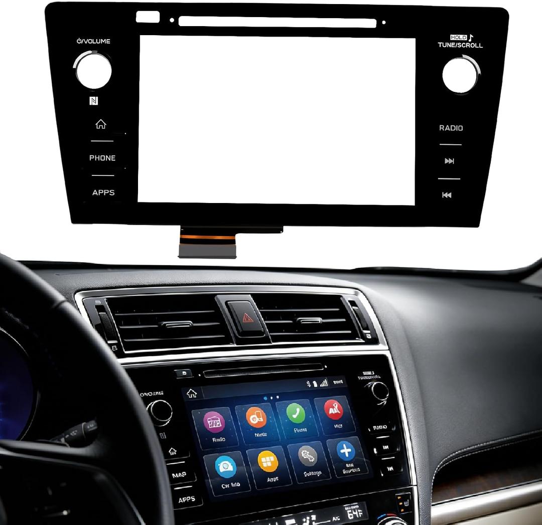 8" Touch Screen Digitizer Compatible with 2018 2019 Subaru Outback Legacy LCD Display Touch Screen Equipped with Phone Functions