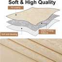 Smiry Rectangle Table Cloth, Waterproof Heavy Duty Vinyl Tablecloths, Wipeable Washable Table Cover for Kitchen and Dining Room (Beige, 60" X 84")