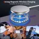 Anuck Case for iPhone 16 Pro Max Case Magnetic Phone Case Compatible with MagSafe, Soft TPU Bumper Hard Translucent Matte Back Slim Fit Shockproof Protective Cover for Men Women Girls - Dark Purple