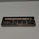 L.A. Girl Beauty Brick Eyeshadow, Nudes, 0.42 Ounce, Powder