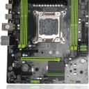 LGA 2011, X79 ATX Motherboard - PCIe 16X/4X/1X, DDR3 RAM, SATA3/M.2 NVMe, Multi USB Slots