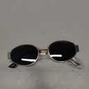 livho 2025 Trendy Oval Sunglasses - Stylish Polarized Shades for Everyday - Retro Metal Frames (Grey/Gold)