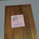 Non Toxic Wood Cutting Board - Conditioned with Natural Beeswax Flaxseed & Lemon Oil - Free of Mineral Oil - Made of FSC Certified Acacia Wood - 16" x 11" Thick Cutting Board by Ziruma