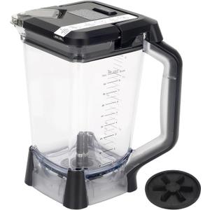 Replacement Pitcher 72 oz XL Compatible with Ninja Blender (New Model) BL610,72oz Pitcher Blender Parts for Ninja BL710WM BL710WMC CO610B CO650B CT610,NEW Model Top Lid with Rim/Handle Extension ONLY
