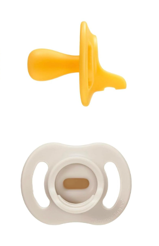 Tommee Tippee Ultra-Light StayPut Pacifier, One-Piece Silicone Design, 6-18m, 2 Pack