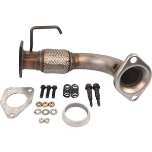 Stainless Steel Front Exhaust Pipe Replacement for Honda Accord 2.4L 2003 2004 2005 2006 2007 18210-SDC-L01 Mixizap