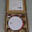 Kidde Smoke Detector, Hardwired with 10-Year Battery Backup, Interconnectable, LED Status Lights, 85 dB Alarm, 5-inches, Manufacture Date: 16 Nov, 2024