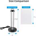 38W UV Light Sanitizer, Ultraviolet Lamp with Remote Control for Home, Office School, Hotel.99.99% UVC Cleaning Portable Lamp,3-Gear Timer 15/30/60 Minutes 110V Ozone Free